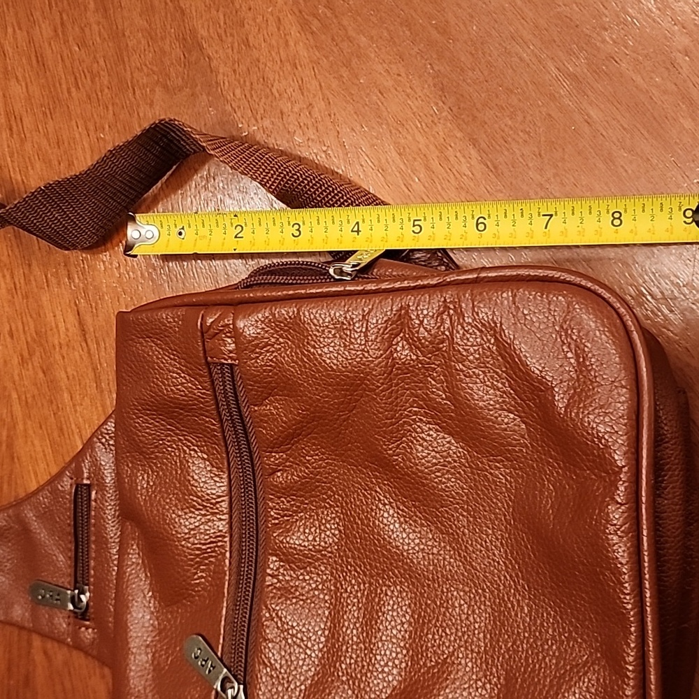 Ameri Travel Leather Crossbody! Amazing Fall Rich… - image 3